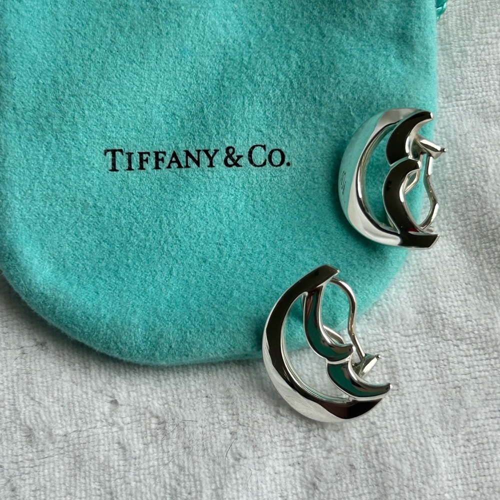 Tiffany & Co. Paloma Picasso Sterling Silver Earrings